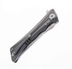 Two Sun Folding Knife Gray Titanium Handle D2 Plain Edge TS59 -Twosun TWOSUN TS59 03 96735.1696350929