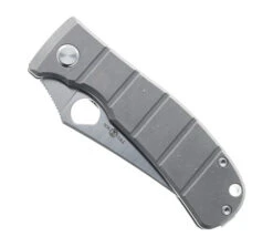 TwoSun Folding Knife Titanium Handle 14C28N Plain Edge TS408 -Twosun TWO SUN TS 408 SAND 03 62317.1679681701