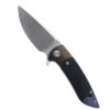 TwoSun Folding Knife Color Titanium/Micarta Handle D2 Plain Edge TS36-D2-COL