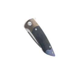 TwoSun Folding Knife Color Titanium/Micarta Handle D2 Plain Edge TS36-D2-COL -Twosun TwoSun TS36 C 03 83468.1673467498