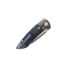 TwoSun Folding Knife Color Titanium/Micarta Handle D2 Plain Edge TS36-D2-COL -Twosun TwoSun TS36 C 04 23538.1673467498