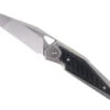 TwoSun Pocket Knife Titanium/Black Carbon Fiber Handle D2 Plain Edge TS377-D2 -Twosun TwoSun TS377 01 24281.1669748200
