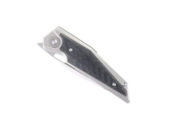 TwoSun Pocket Knife Titanium/Black Carbon Fiber Handle D2 Plain Edge TS377-D2 -Twosun TwoSun TS377 05 77301.1669748200