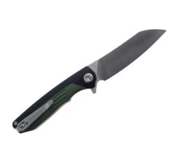 TwoSun Flipper Folding Knife Black/Green G10 Handle D2 Plain Edge TS501-D2-Green -Twosun TwoSun TS 501 GR 02 55735.1673468320