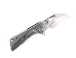 TwoSun Folding Knife Gray Titanium Handle M390 Sabertooth Plain Edge TS138 TI M390 -Twosun a88c0dd3 0532 4696 b933 4349bbd18766 39479.1654627053