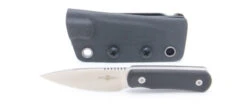 TwoSun Fixed Blade Knife Black G10 Handle S90V Plain Edge TS150-Black
