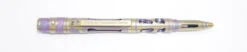 TwoSun CNC Tactical LED Pocket Pen Purple/Gold Body Black Ink TSPEN21-COLOR