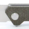 TwoSun Folding Knfie Green Linen Micarta Handle D2 Plain Edge TS38-Micarta