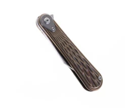 TwoSun Flipper Folding Knife Bronze Titanium Handle 14C28N Clip Point Plain Edge TS232-Bronze -Twosun efce711b 5234 4c9c b267 45ab05641e06 41453.1660753938