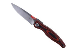 TwoSun Folding Knife Red/Black G10 Handle D2 Plain Edge TS386-Red