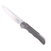 TwoSun Folding Knife Titanium Handle D2 Plain Edge TS166-D2