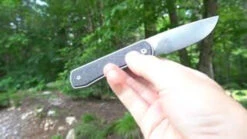 TwoSun Folding Knife Black Titanium/Carbon Fiber Handle M390 Plain Edge TS335-M390 -Twosun mq2 17 13066.1627321273